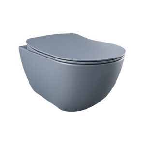 Design Ophang Wc Zonder Sproeier (bidet), Mat Basalt Zonder Zitting