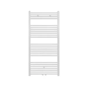 Handdoek Radiator Midden Aansluiting Wit 1400×600-754 Watt